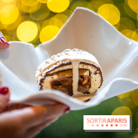 Le tea time de Noël du George V 2025, les photos - buche de noël