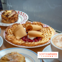 Bonne Montmartre, le coffee shop Norvégien Paris 18e - gaufre
