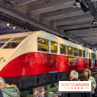 Salon Rétromobile 2026 à Paris - train Bugatti