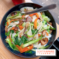 Horiz - Pâtes du bonheur au porc laqué