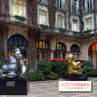 Exposition gratuite au Plaza Athénée : le bestiaire de Michel Bassompierre s'invite au palace - IMG 3915