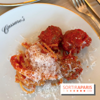 Cassaro's - Spaghetti meatballs