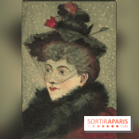 Tête de la Parisienne, Eugène Delâtre, 1893 Eau-forte et aquatinte en couleurs - 13,2 x 18,2 cm