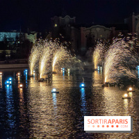 Disneyland Paris : Disney Cascade of Lights, le spectacle nocturne sur Adventure Bay