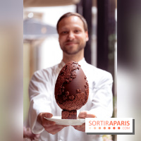 L'Oeuf de Pâques floral du George V Paris 2026 par Michael Bartocetti - les photos  - chef