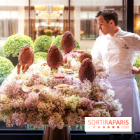 L'Oeuf de Pâques floral du George V Paris 2026 par Michael Bartocetti - les photos  - William Renaud