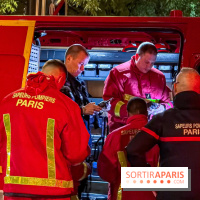 Simulation géante des pompiers de Paris sur les quais parisiens
