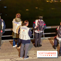 Simulation géante des pompiers de Paris sur les quais parisiens - IMG 3843