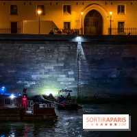 Simulation géante des pompiers de Paris sur les quais parisiens - IMG 3852