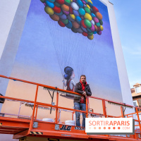 Seth et sa nouvelle fresque street-art XXL  Paris 13e - photos - A7200160