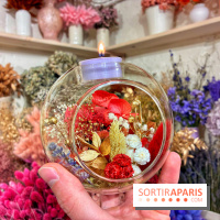 Atelier bougeoir fleurs séchées