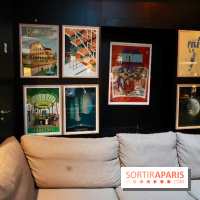 Sparkling VR - espace lounge et mur d’affiches