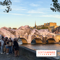 La Caverne du Pont Neuf : le montage de l’installation géante de JR démarre à Paris