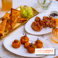 La terrasse jardin du Sax Hotel avec piscine - tapas