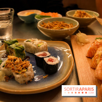 Sushi Mina : makis, sushis et plats japonais servis à table