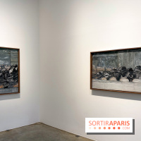 Les Esquisses de La Caverne, l'exposition gratuite de JR à la galerie Perrotin