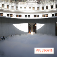 Fujiko Nakaya : nos photos de sa sculpture de brouillard à voir à la Bourse de Commerce