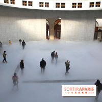 Fujiko Nakaya : nos photos de sa sculpture de brouillard à voir à la Bourse de Commerce