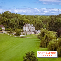 Le Domaine de Villarceaux et ses deux châteaux - photos - DJI 0036 D