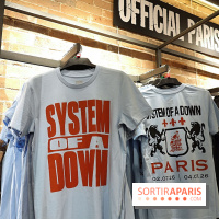 Pop-up store System of a Down à Paris - nos photos