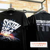 Pop-up store System of a Down à Paris - nos photos