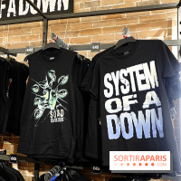 Pop-up store System of a Down à Paris - nos photos