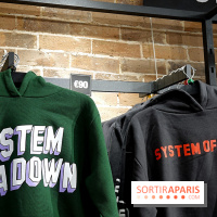 Pop-up store System of a Down à Paris - nos photos