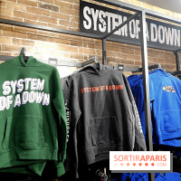 Pop-up store System of a Down à Paris - nos photos