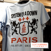 Pop-up store System of a Down à Paris - nos photos