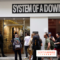 Pop-up store System of a Down à Paris - nos photos