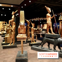 Statues protectrices et gardien noir de Toutânkhamon - Toutankhamon : son tombeau et ses trésors