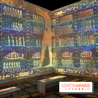 La chambre immersive aux hiéroglyphes de Toutânkhamon - Toutankhamon : son tombeau et ses trésors