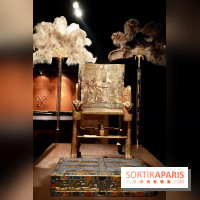 Le trône de Toutânkhamon et ses éventails cérémoniels - Toutankhamon : son tombeau et ses trésors