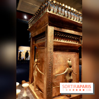 Coffre funéraire décoré de Toutânkhamon - Toutankhamon : son tombeau et ses trésors
