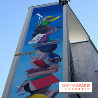 Seth, nos photos de sa nouvelle fresque monumentale à admirer dans le 19e à Paris - Seth 10