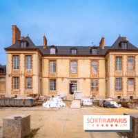 Le château de Plaisir dans les Yvelines se transforme en conservatoire - photos - façade intérieur