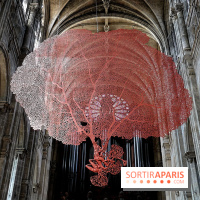 Lydie Arickx : nos photos de son installation à l'église Saint-Eustache