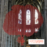 Lydie Arickx : nos photos de son installation à l'église Saint-Eustache