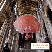 Lydie Arickx : nos photos de son installation à l'église Saint-Eustache