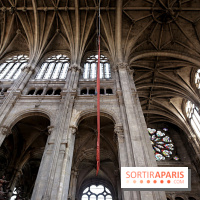 Lydie Arickx : nos photos de son installation à l'église Saint-Eustache