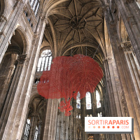 Lydie Arickx : nos photos de son installation à l'église Saint-Eustache