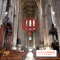 Lydie Arickx : nos photos de son installation à l'église Saint-Eustache
