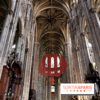Lydie Arickx : nos photos de son installation à l'église Saint-Eustache
