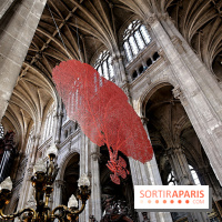 Lydie Arickx : nos photos de son installation à l'église Saint-Eustache