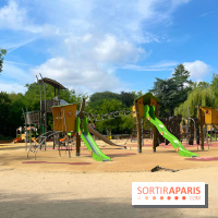 Le square Séverine, grand espace vert du 20e arrondissement