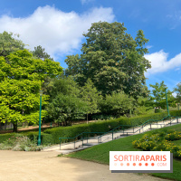 Le square Séverine, grand espace vert du 20e arrondissement