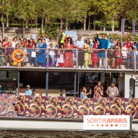 Défilé flottant sur la Seine : le Jal Yatra à Paris, les photos