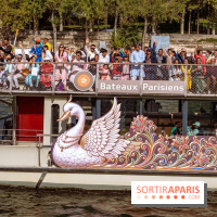Défilé flottant sur la Seine : le Jal Yatra à Paris, les photos