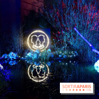Parc de l'Étrange 2026 : Installation lumineuse circulaire avec silhouettes et reflets