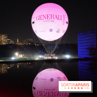 Parc de l'Étrange 2026 : Ballon captif rose Generali Climate Lab au parc André-Citroën